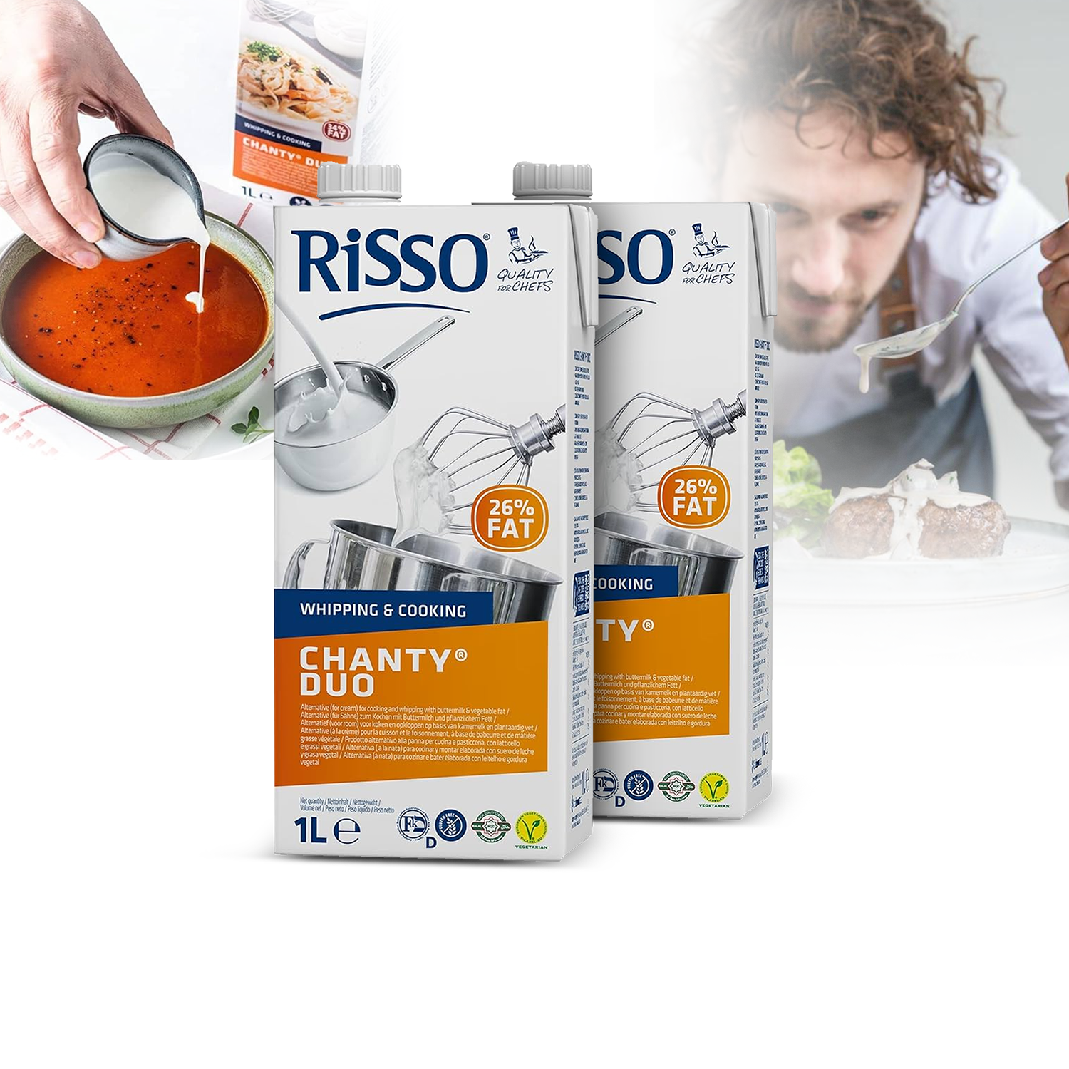 Risso Crema para cocinar (Chanty Duo) | rd.ntdingredientes